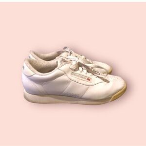 Vintage 1990s Reebok Classic White Sneakers Women’s 8.5